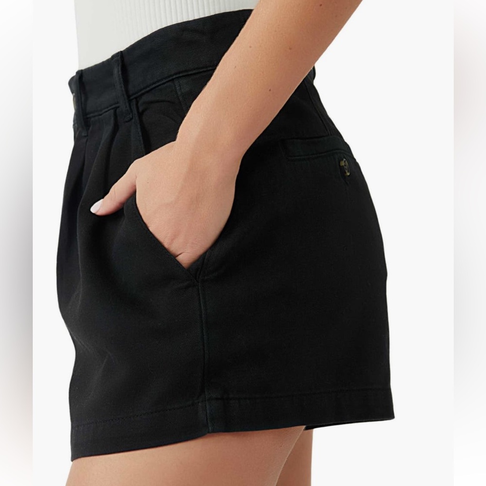 Free People Billie Chino Shorts Black - Picture 4 of 10